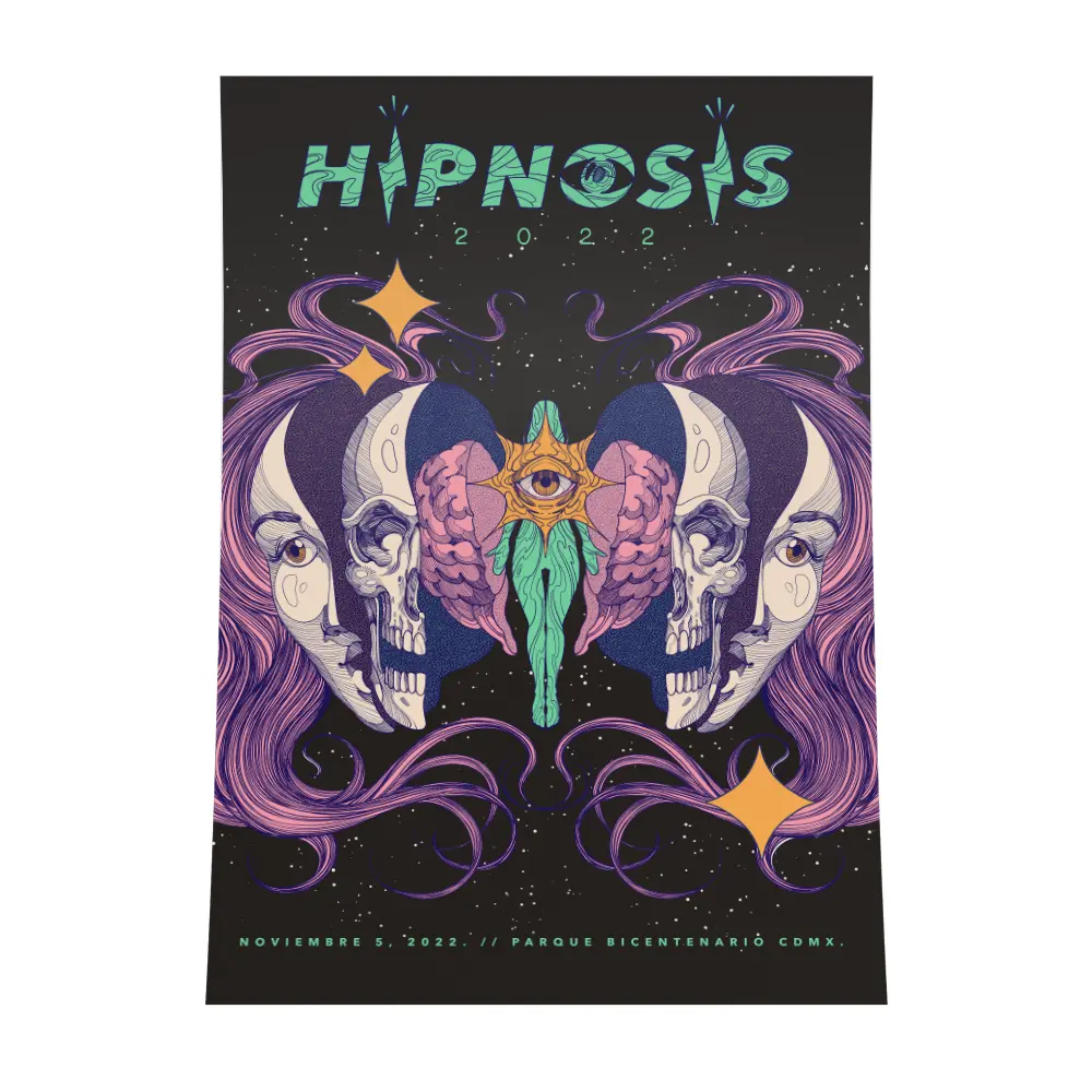 PÓSTER HIPNOSIS X DIEGO ANDRADE - Imagen 1