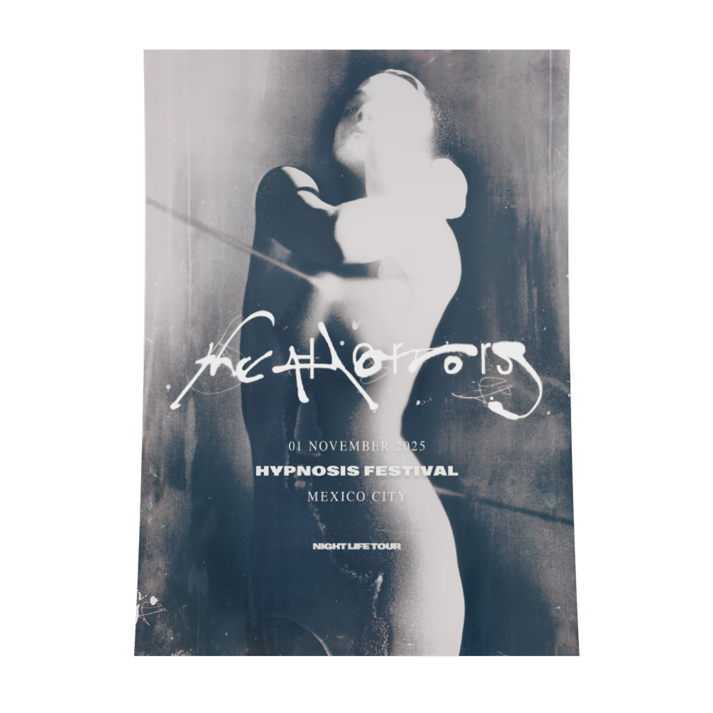 PÓSTER THE HORRORS "HIPNOSIS FESTIVAL" - Imagen 1