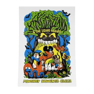 PÓSTER MONTERREY KING WIZARD AND THE LIZARD WIZARD 